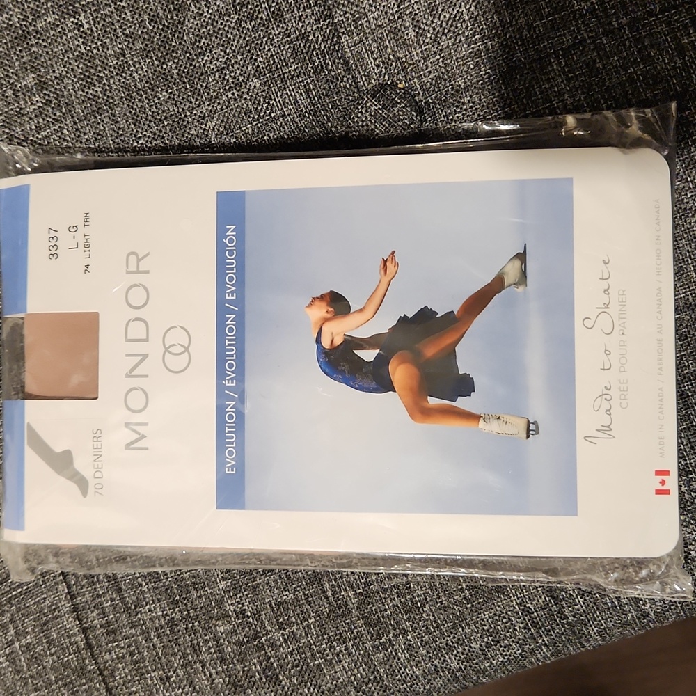 Mondor Light Tan Tights - Large